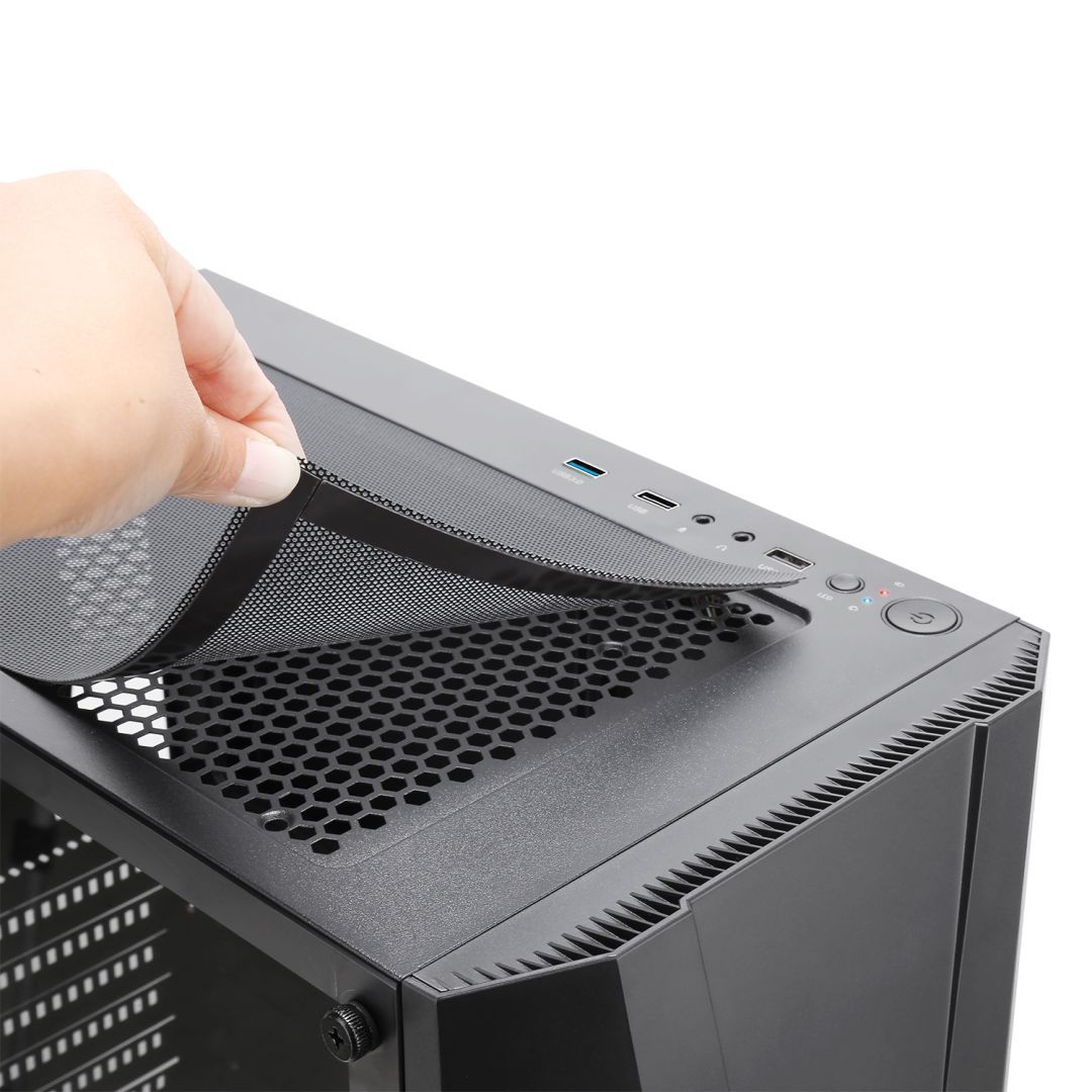 Spirit Of Gamer Rogue V Tempered Glass Black Spirit Of Gamer Rogue V Tempered Glass Black