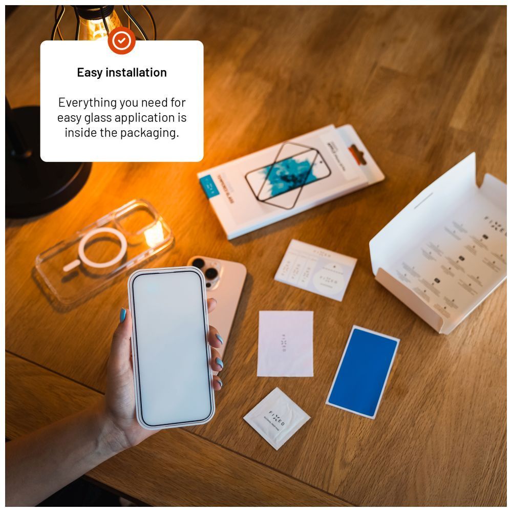 FIXED Teljes képernyős 2,5D-s edzett üvegfólia Nothing Phone (3a) 5G/Pro 5G telefonhoz FIXED Teljes képernyős 2,5D-s edzett üvegfólia Nothing Phone (3a) 5G/Pro 5G telefonhoz