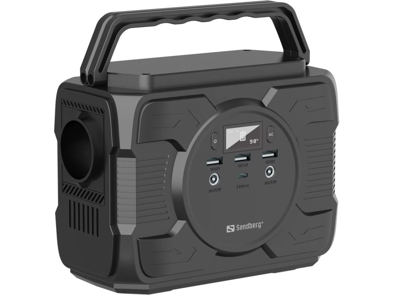 Sandberg AC 200 48000mAh Power Station Black Sandberg AC 200 48000mAh Power Station Black