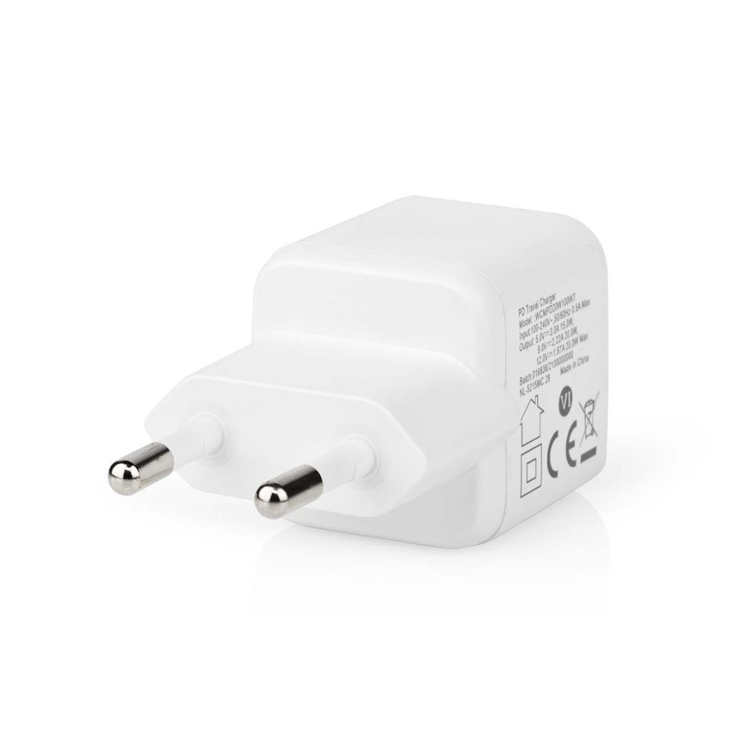 Nedis WCMPD20W100WT 20W Quick charge White Nedis WCMPD20W100WT 20W Quick charge White
