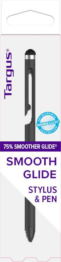 Targus Antimicrobial 2-in-1 Stylus Pen For Smartphones and Touchscreens Black Targus Antimicrobial 2-in-1 Stylus Pen For Smartphones and Touchscreens Black