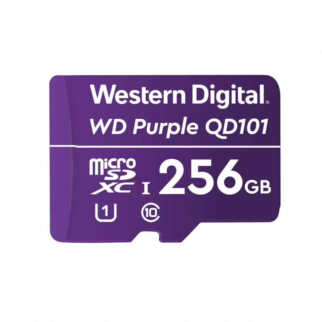Western Digital 256GB microSDXC Class10 UHS-I (U1) Purple QD101 adapter nélkül Western Digital 256GB microSDXC Class10 UHS-I (U1) Purple QD101 adapter nélkül