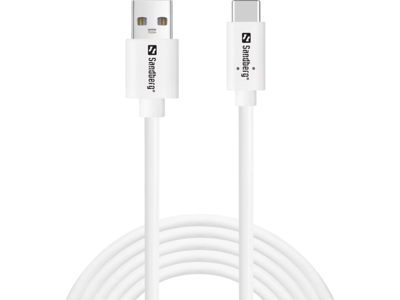 Sandberg USB-C to USB-A 2.0 2m White Sandberg USB-C to USB-A 2.0 2m White