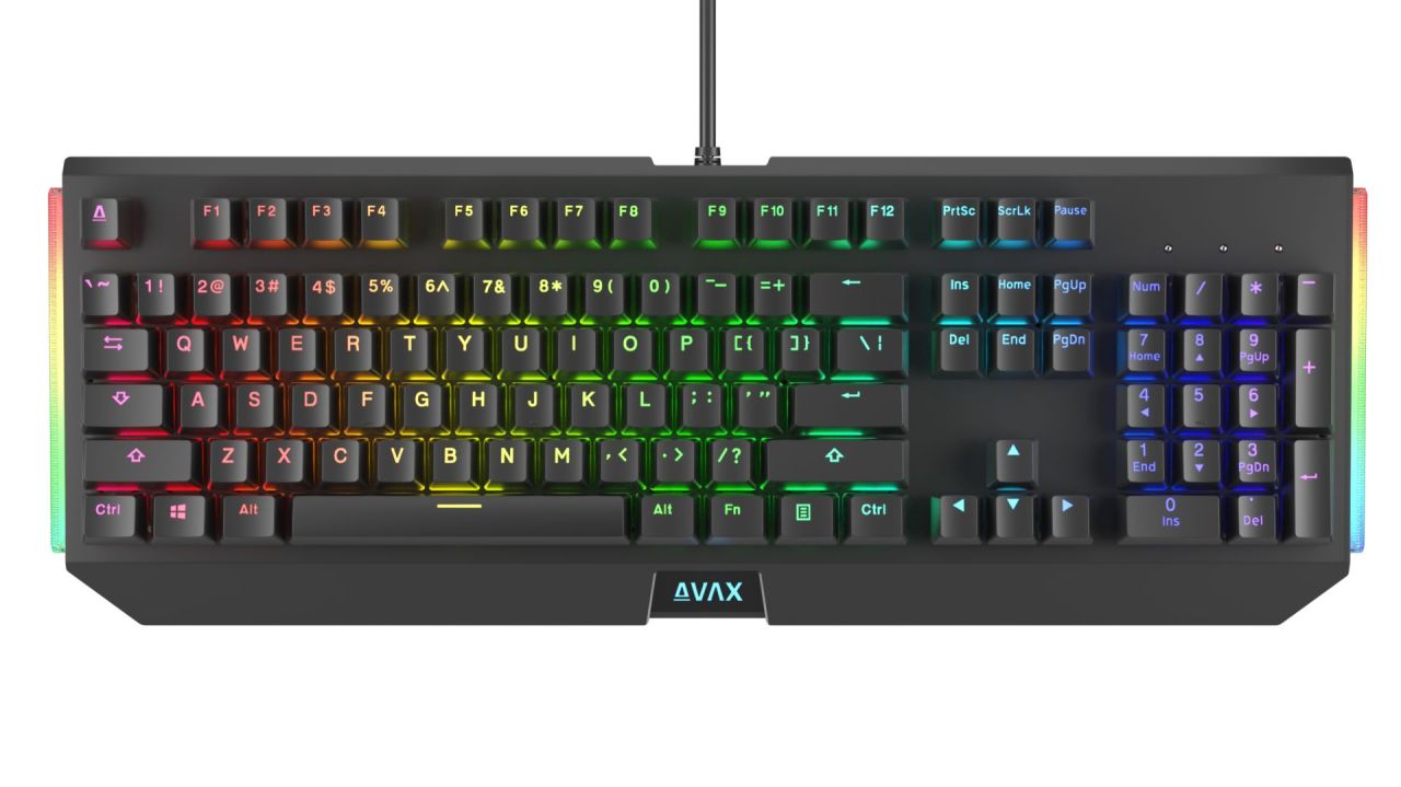Avax FS01 Full size Gaming Keyboard Black HU Avax FS01 Full size Gaming Keyboard Black HU