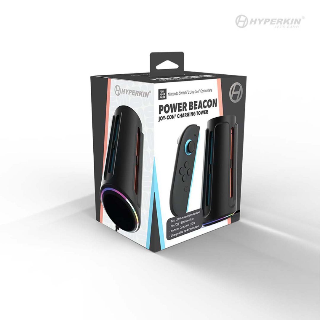 HYPERKIN Power Beacon Joy-Con Charging Tower Black HYPERKIN Power Beacon Joy-Con Charging Tower Black