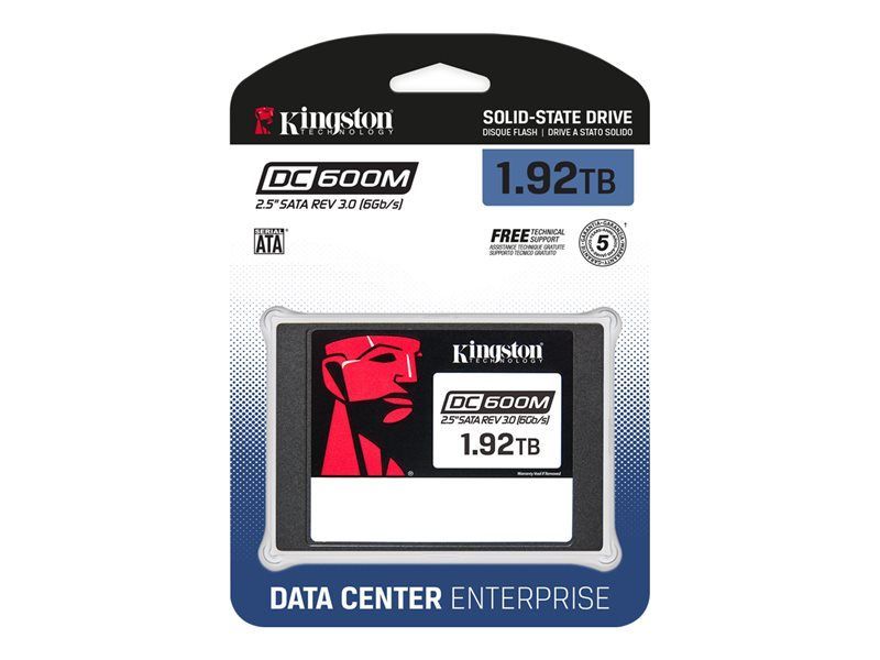 Kingston 1,92TB 2,5" SATA3 DC600M Kingston 1,92TB 2,5" SATA3 DC600M
