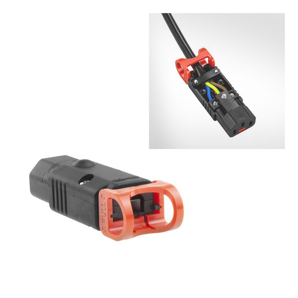 ACT PA130100BK C13 IEC Lock+ rewireable Black