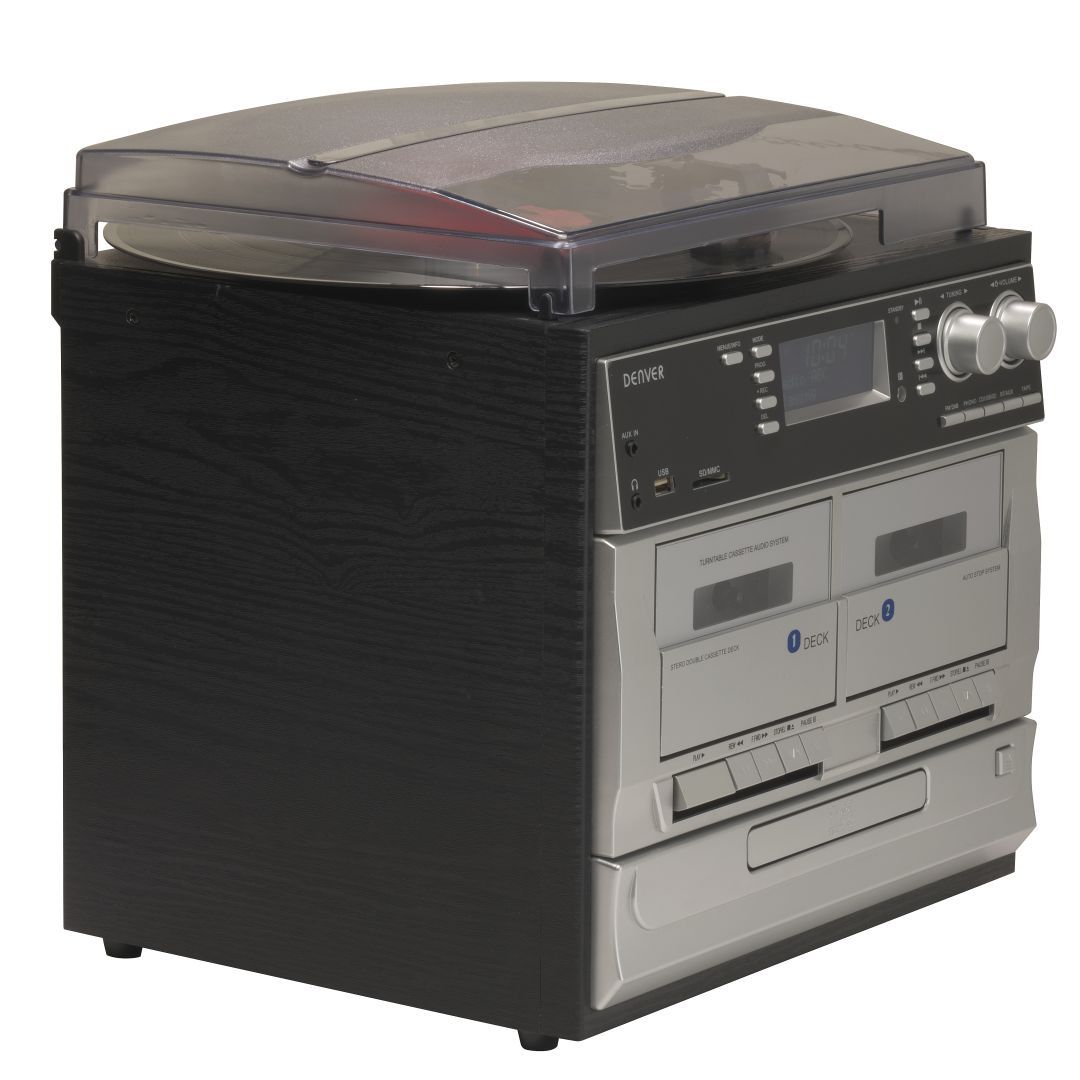 Denver MRD-166 Music Center Black Denver MRD-166 Music Center Black