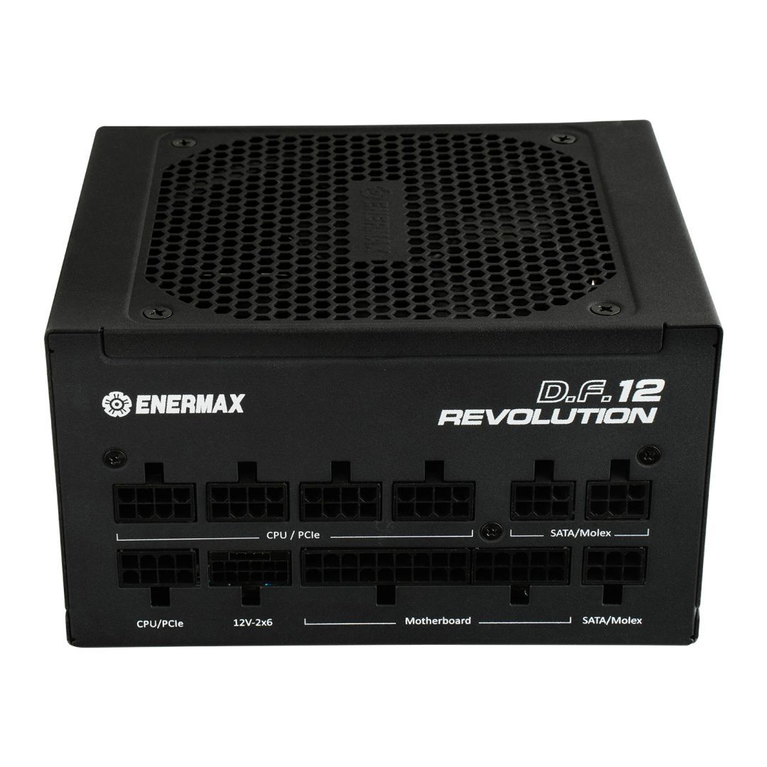 Enermax 850W 80+ Gold Revolution D.F.12 Black ATX 3.1 Enermax 850W 80+ Gold Revolution D.F.12 Black ATX 3.1