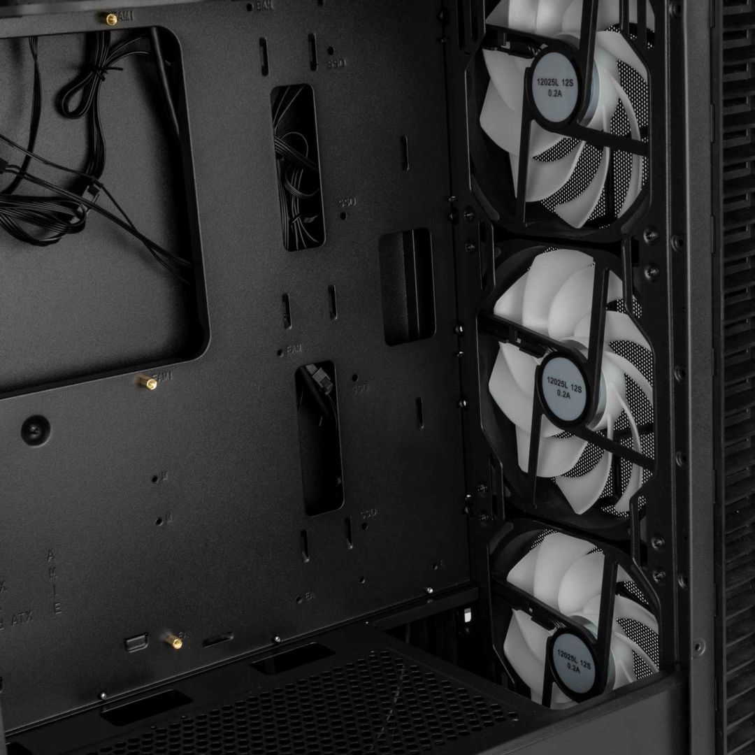 Kolink Observatory HF Mesh Glass ARGB Tempered Glass Black Kolink Observatory HF Mesh Glass ARGB Tempered Glass Black