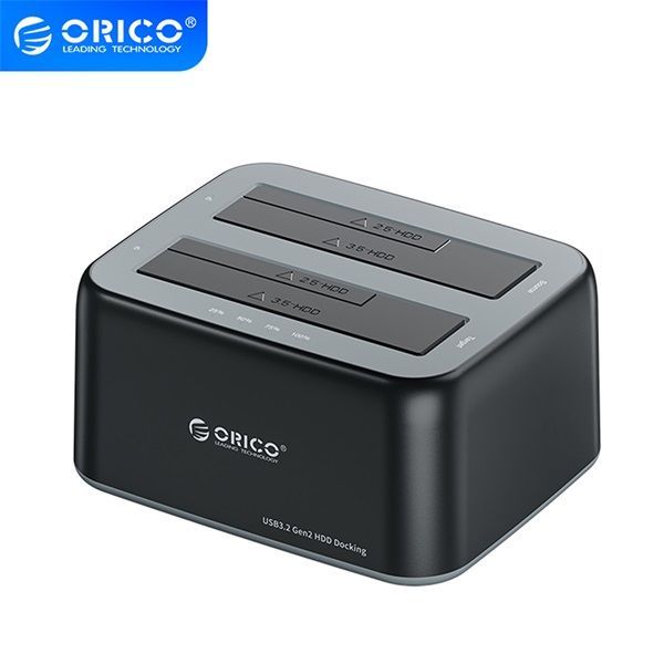 Orico 6829C3-V1-EU-BK 2,5"/3,5" SATA HDD/SSD Dual-bay Dock with Offline Clone Function Black Orico 6829C3-V1-EU-BK 2,5"/3,5" SATA HDD/SSD Dual-bay Dock with Offline Clone Function Black
