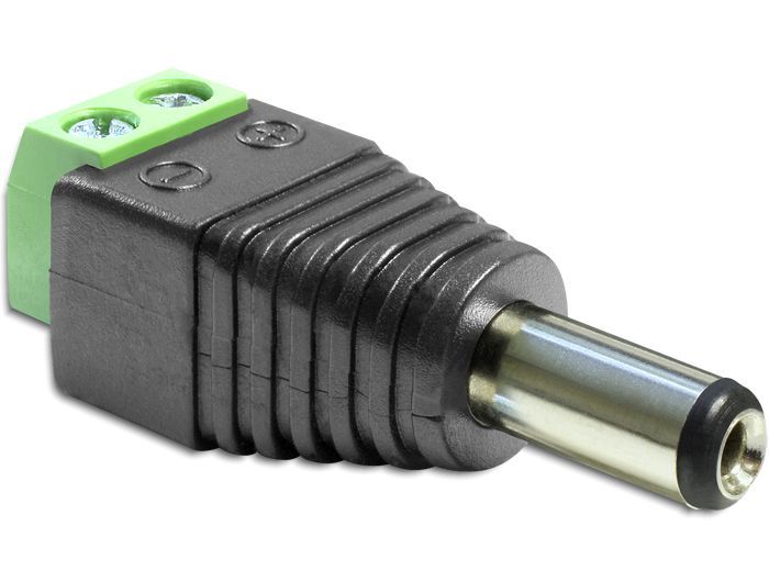 DeLock Adapter DC 5.5 x 2.5 mm male > Terminal Block 2 pin DeLock Adapter DC 5.5 x 2.5 mm male > Terminal Block 2 pin