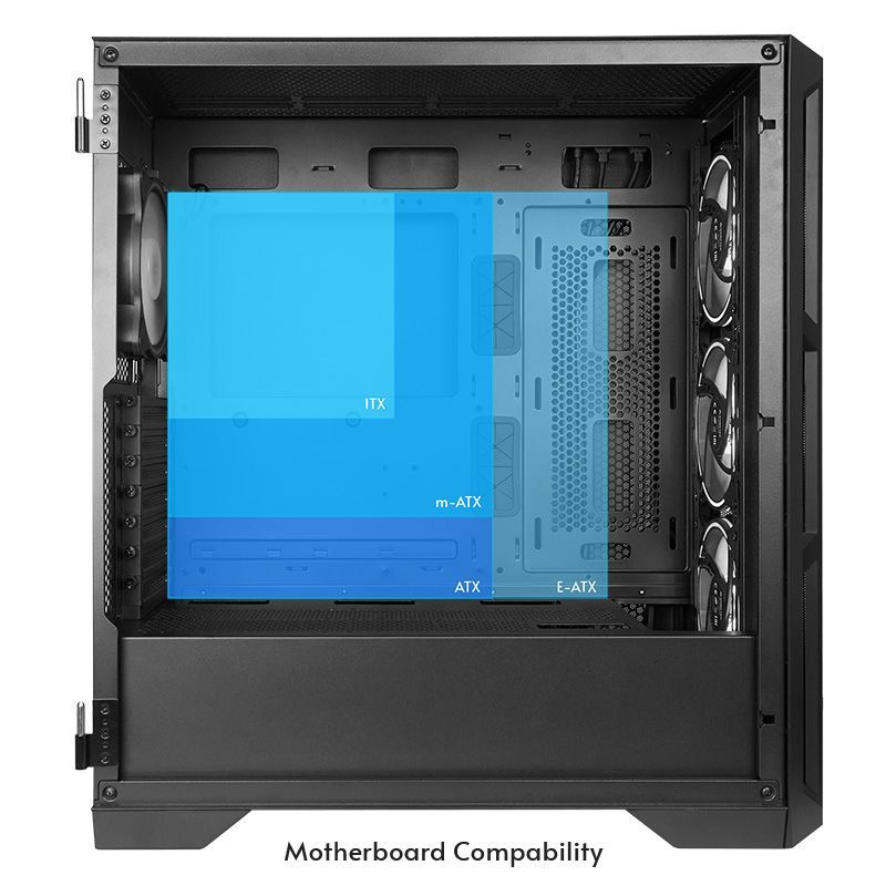 Chieftec Apex Lumo Tempered Glass Black