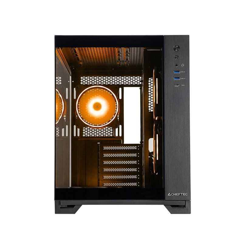 Chieftec Visio Tempered Glass Black Chieftec Visio Tempered Glass Black