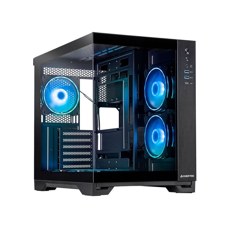 Chieftec Visio Tempered Glass Black Chieftec Visio Tempered Glass Black