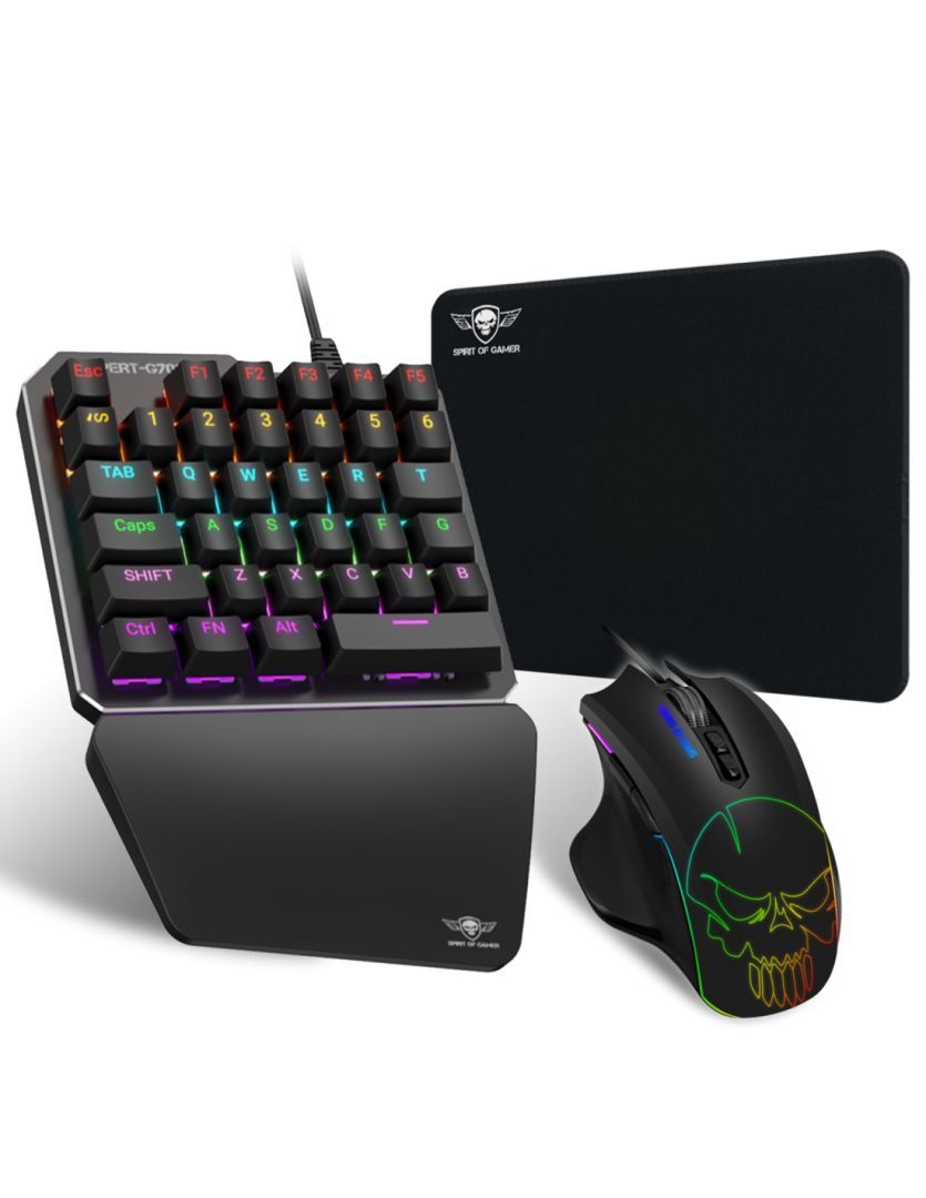 Spirit Of Gamer Xpert Gameboard G700 Gaming Sett Black US Spirit Of Gamer Xpert Gameboard G700 Gaming Sett Black US