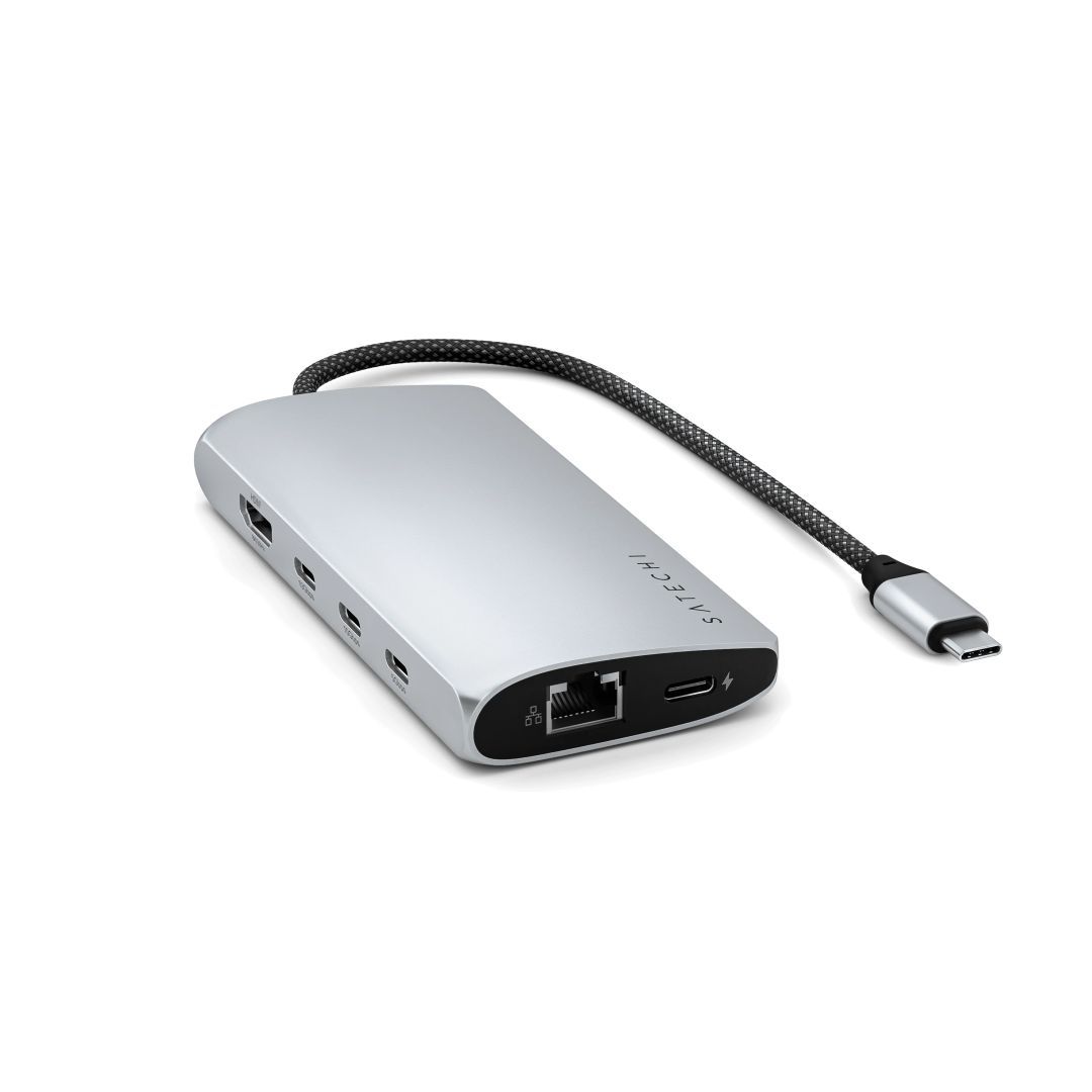 Satechi USB-C Docking Station Silver Satechi USB-C Docking Station Silver