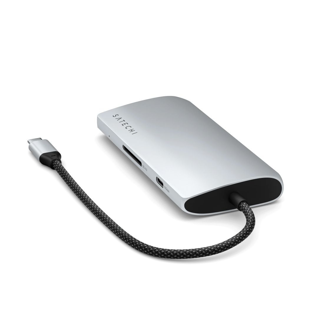 Satechi USB-C Docking Station Silver Satechi USB-C Docking Station Silver