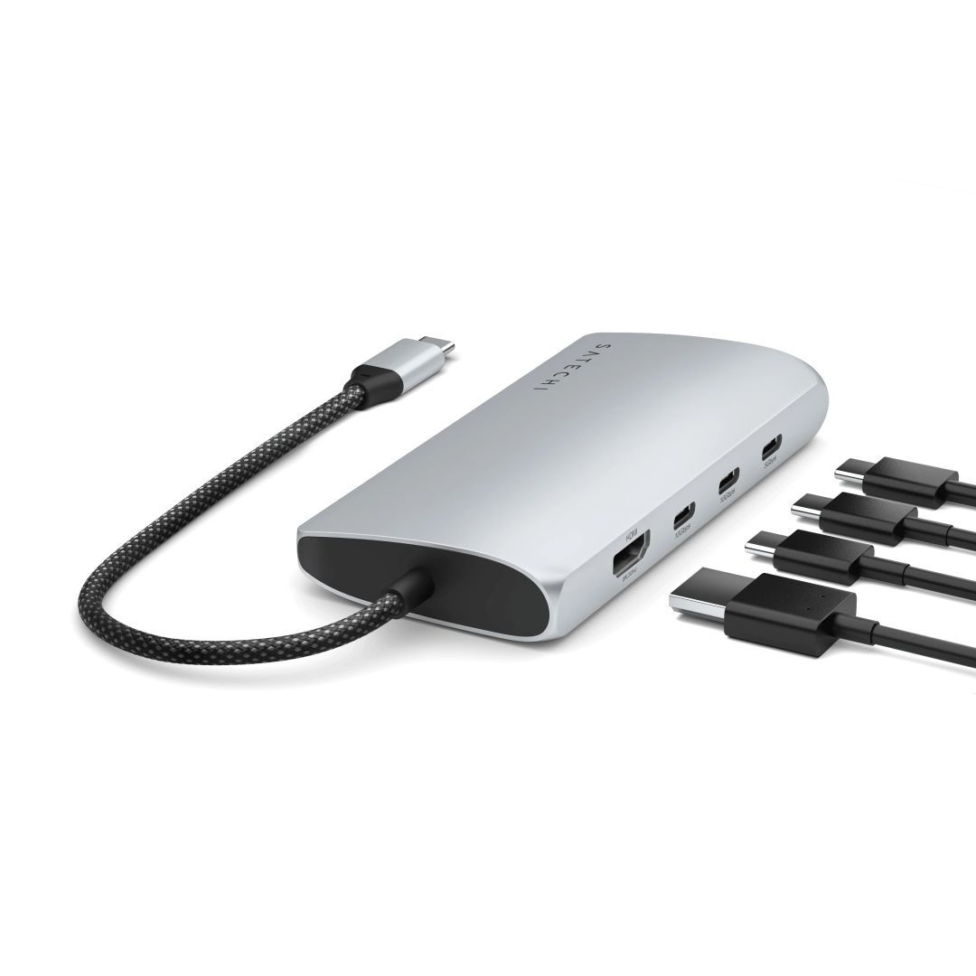 Satechi USB-C Docking Station Silver Satechi USB-C Docking Station Silver