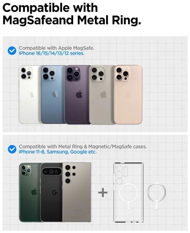 Spigen OneTap Pro 4 MagSafe Car Mount Charger Wireless / Dashboard / Windshield Black Spigen OneTap Pro 4 MagSafe Car Mount Charger Wireless / Dashboard / Windshield Black