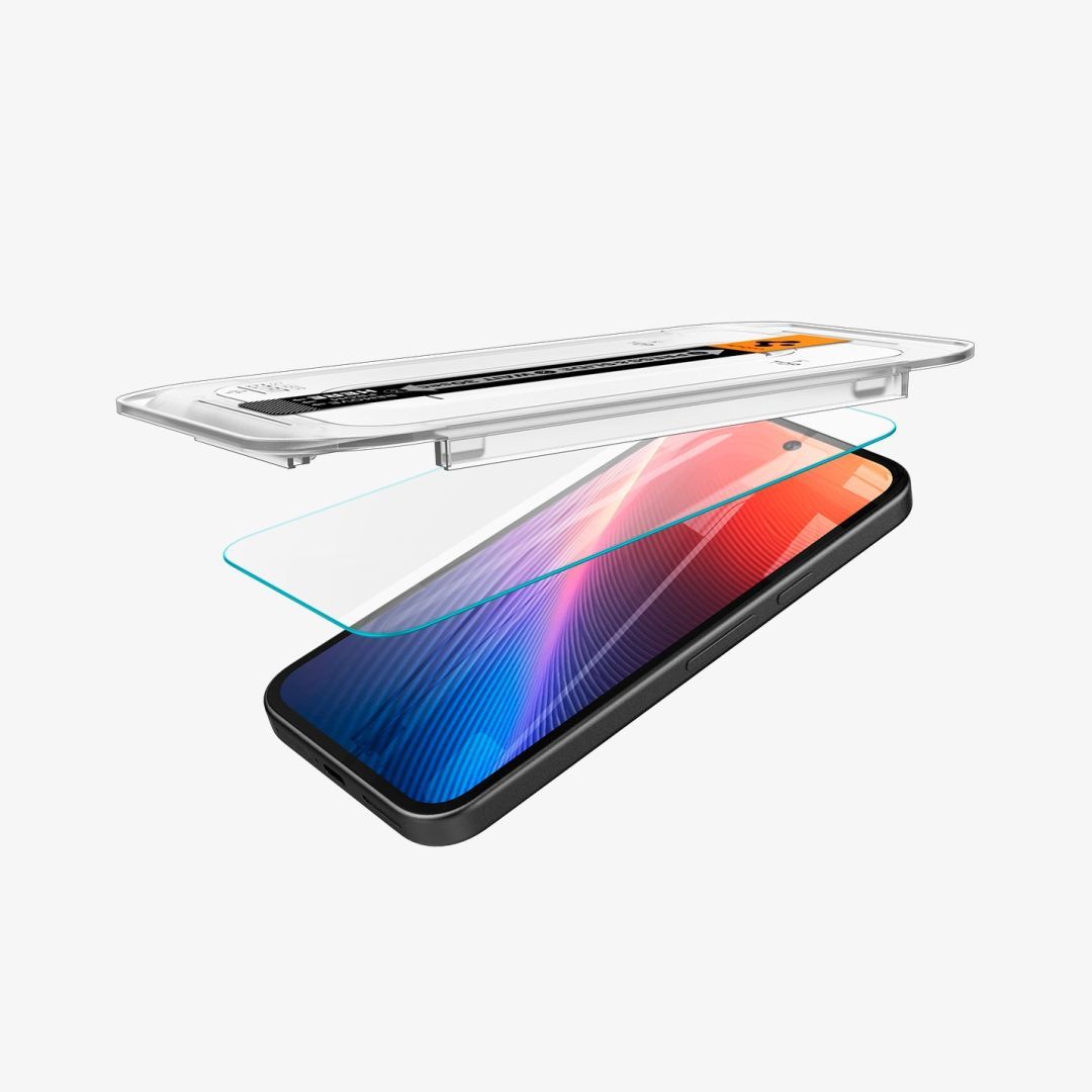 Spigen Glass tR EZ Fit 2 Pack Google Pixel 9a Transparency