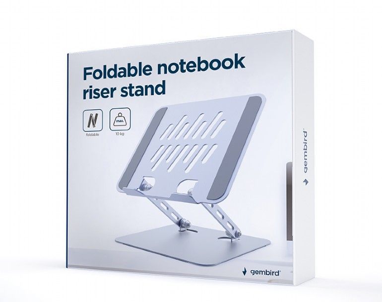 Gembird NBS-D1-04 Összecsukható notebook állvány Space Grey Gembird NBS-D1-04 Összecsukható notebook állvány Space Grey