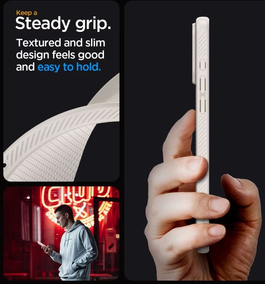 Spigen Liquid Air for iPhone 15 Pro Natural Titanium Spigen Liquid Air for iPhone 15 Pro Natural Titanium