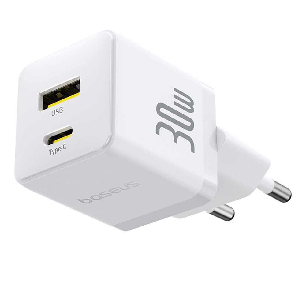 Baseus Palm USB-A/C Adapter 30W White