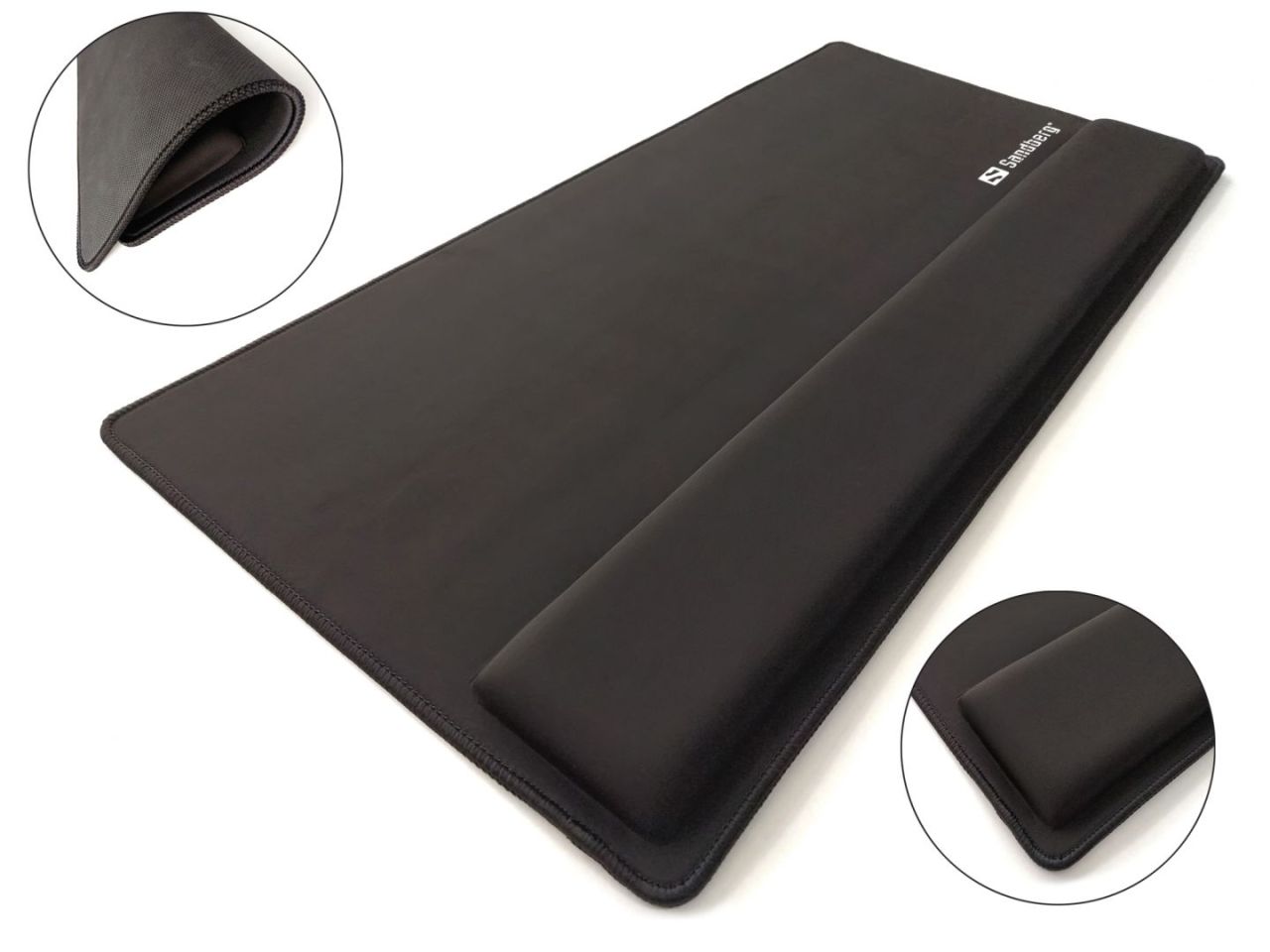 Sandberg Desk Pad Pro XXL Egérpad Black Sandberg Desk Pad Pro XXL Egérpad Black