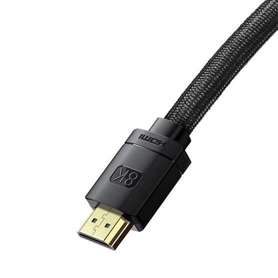 Baseus High Definition HDMI 8K Cable 3m Black Baseus High Definition HDMI 8K Cable 3m Black