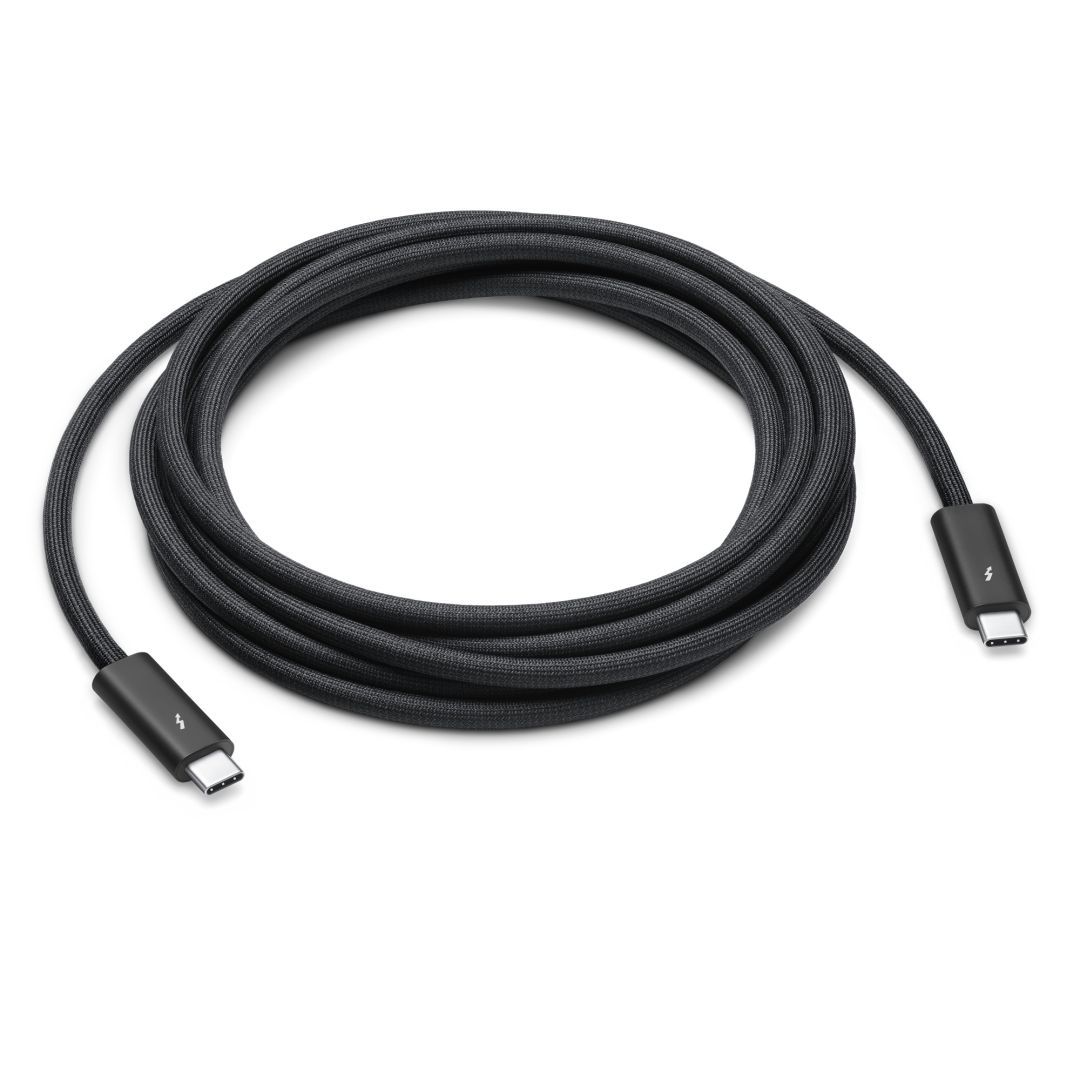 Apple Thunderbolt 4 (USB‑C) Pro kábel 3m Black Apple Thunderbolt 4 (USB‑C) Pro kábel 3m Black