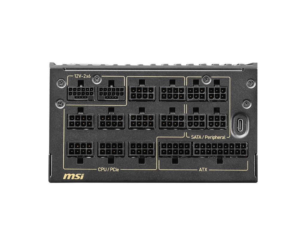 Msi 1600W 80+ Titanium MEG Ai1600T PCIE5 Msi 1600W 80+ Titanium MEG Ai1600T PCIE5