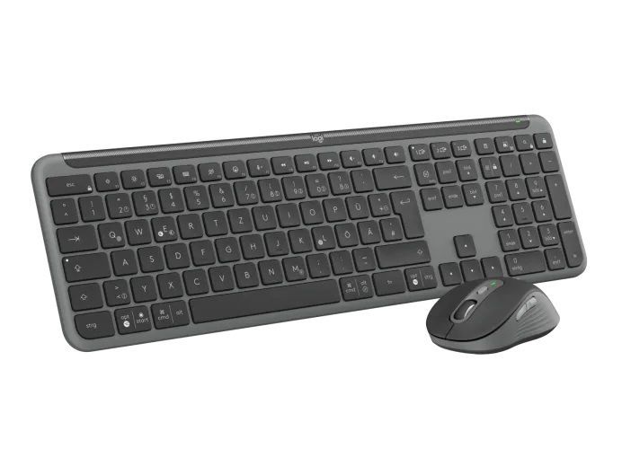 Logitech MK950 Signature Slim Wireless Bluetooth Keyboard Combo for Business Graphite DE Logitech MK950 Signature Slim Wireless Bluetooth Keyboard Combo for Business Graphite DE