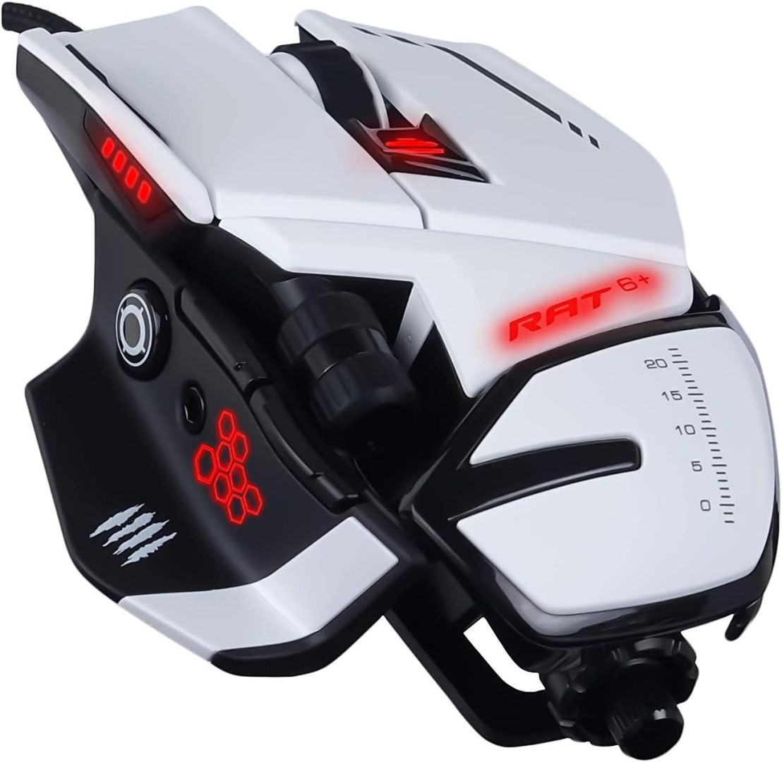 Madcatz R.A.T. 6+ Gaming Mouse White