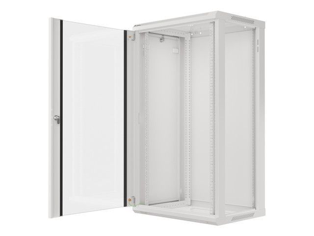 Lanberg 19" 22U Falra szerelhető Rackszekrény Grey Lanberg 19" 22U Falra szerelhető Rackszekrény Grey