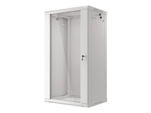 Lanberg 19" 22U Falra szerelhető Rackszekrény Grey Lanberg 19" 22U Falra szerelhető Rackszekrény Grey