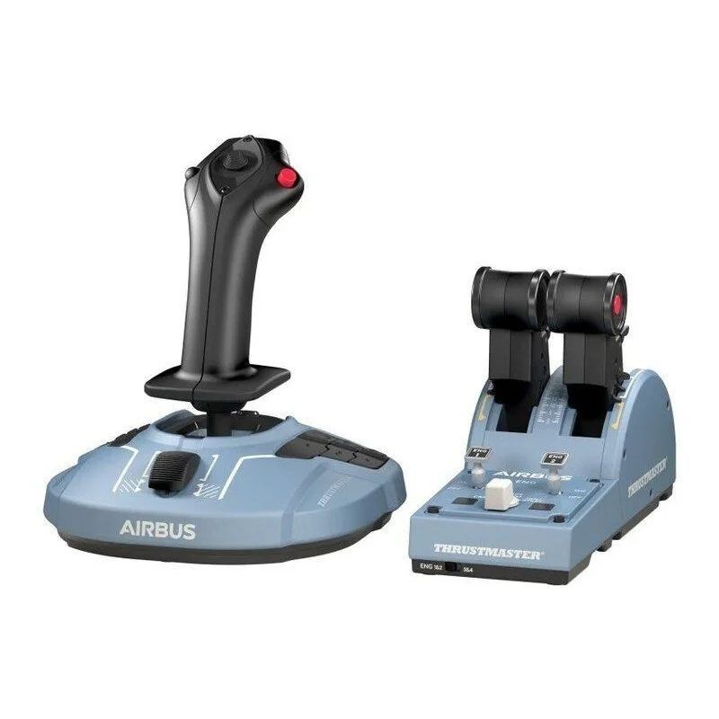 Thrustmaster TCA Officer Pack Airbus Edition USB Joystick és Gázkar Black/Blue Thrustmaster TCA Officer Pack Airbus Edition USB Joystick és Gázkar Black/Blue