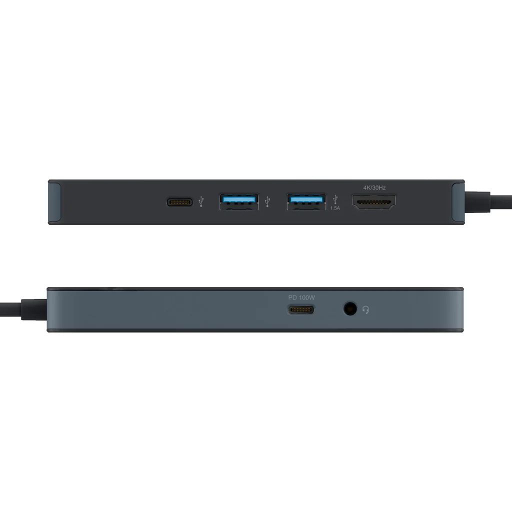 Targus HyperDrive Flex 8 Port USB-C Hub Black