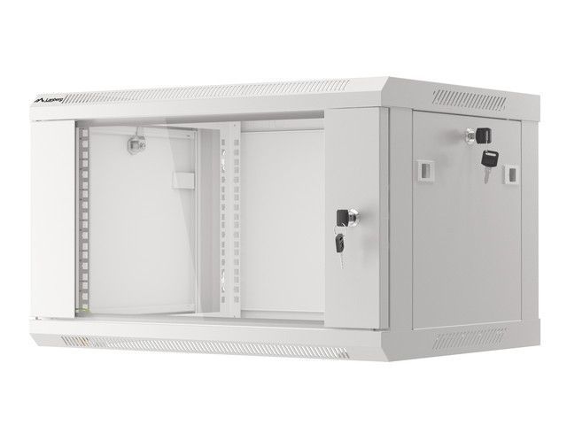 Lanberg 19" 6U Falra szerelhető Rackszekrény Silver Lanberg 19" 6U Falra szerelhető Rackszekrény Silver