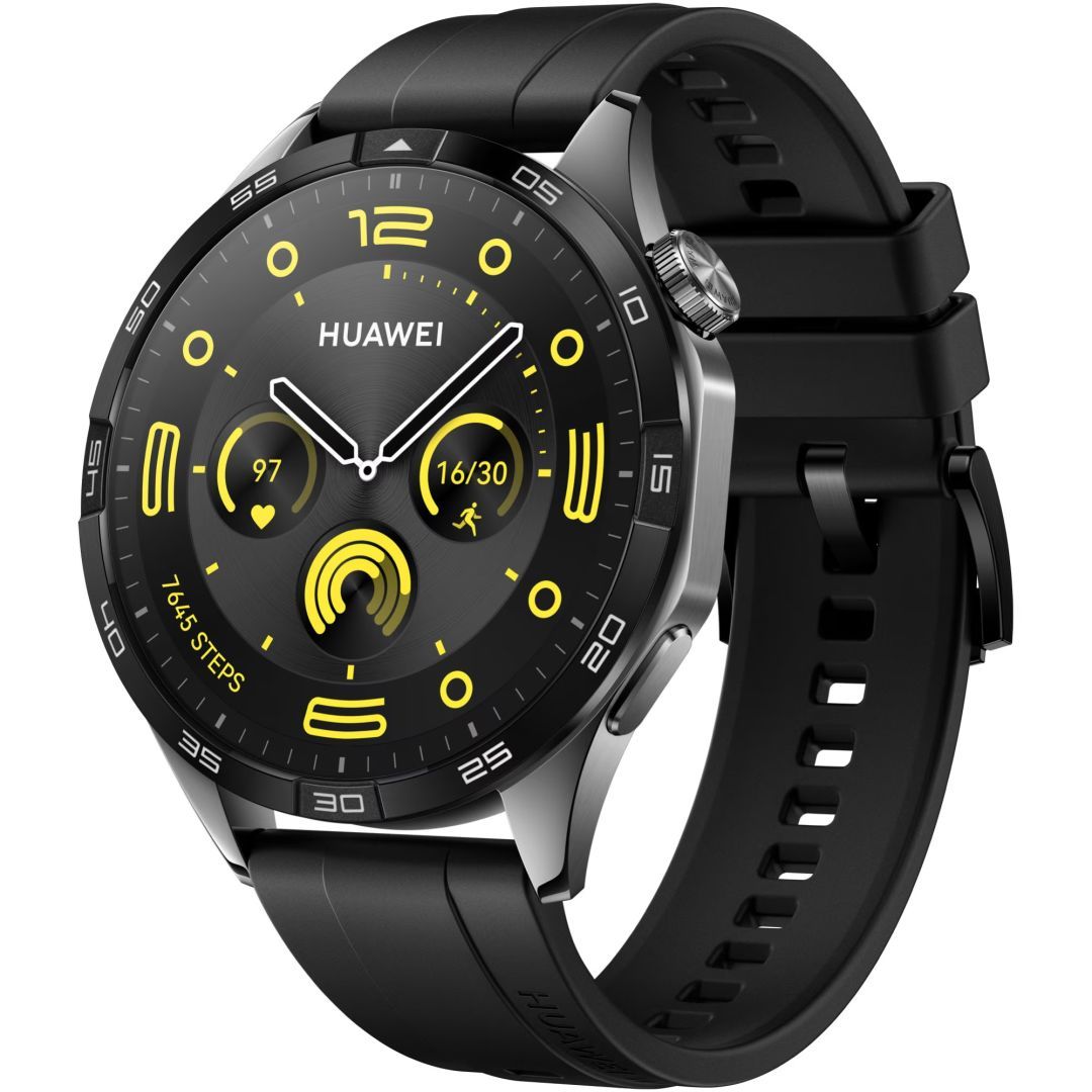 Huawei Watch GT 4 46mm Fluoroelastomer Strap Black Huawei Watch GT 4 46mm Fluoroelastomer Strap Black