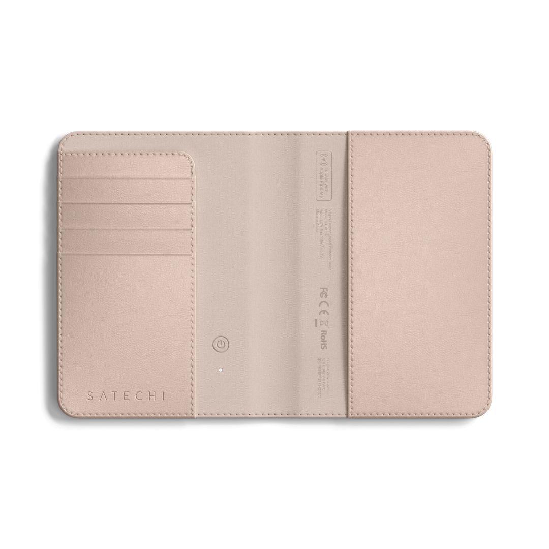 Satechi Vegan-Leather FindAll Passport Cover Sand Satechi Vegan-Leather FindAll Passport Cover Sand