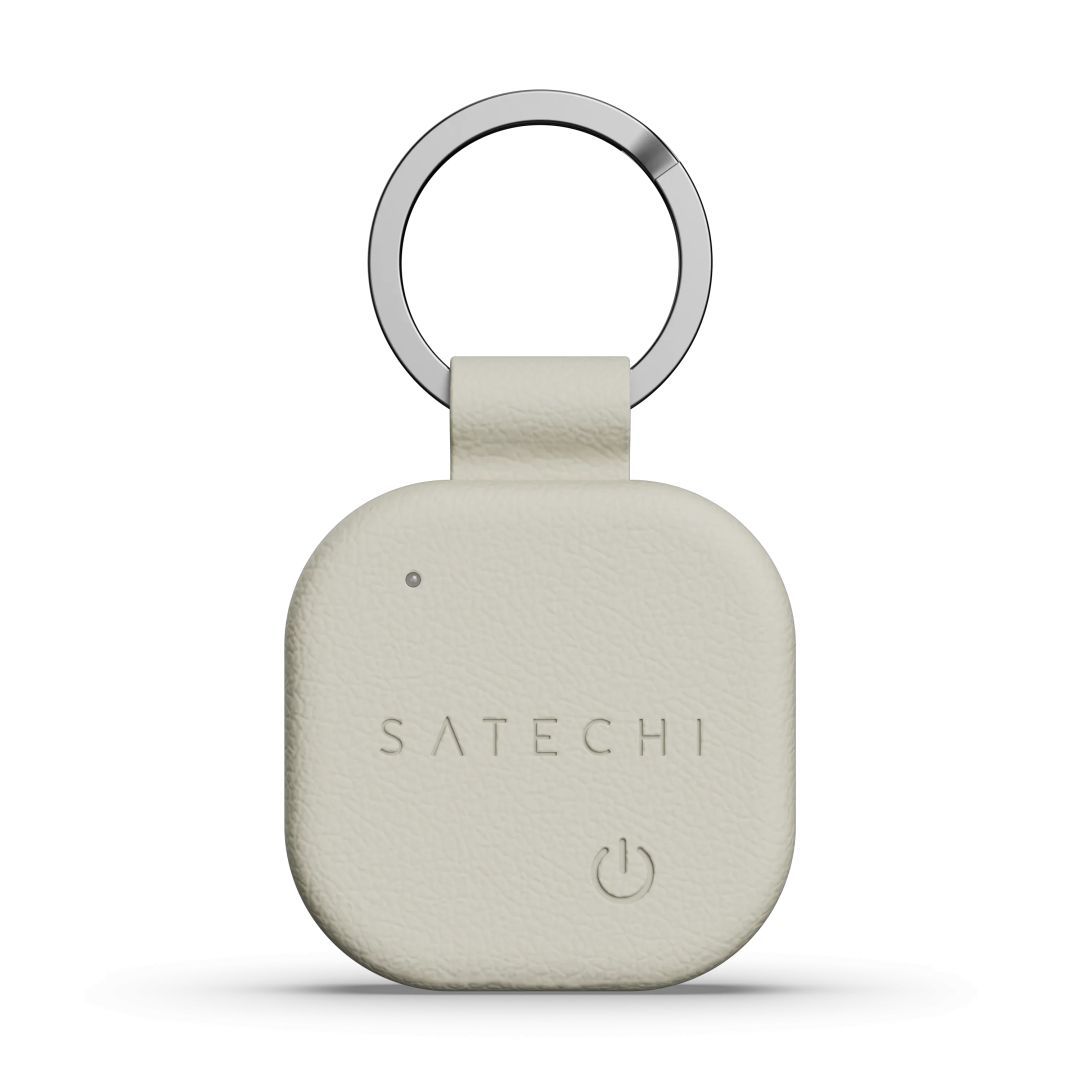 Satechi Vegan-Leather Findall Keychain Sand