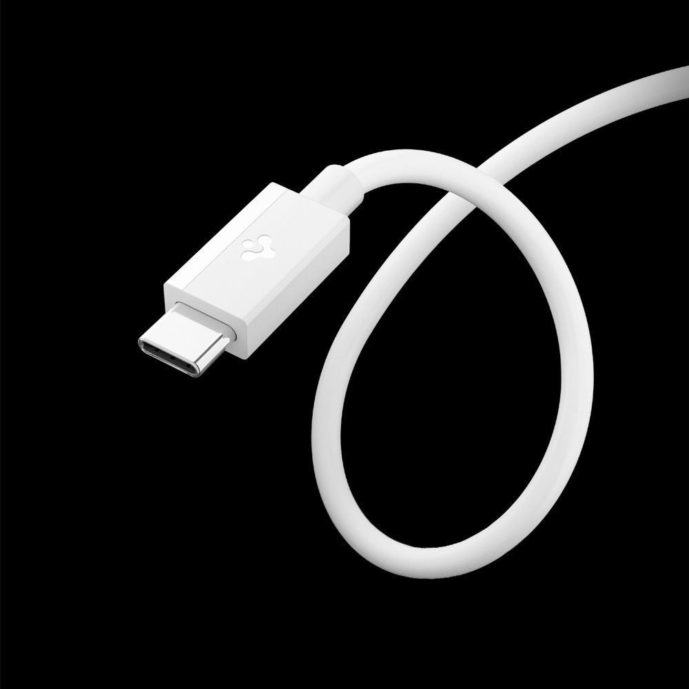 Spigen Essential USB-A to USB-C 60W Cable 2m White Spigen Essential USB-A to USB-C 60W Cable 2m White