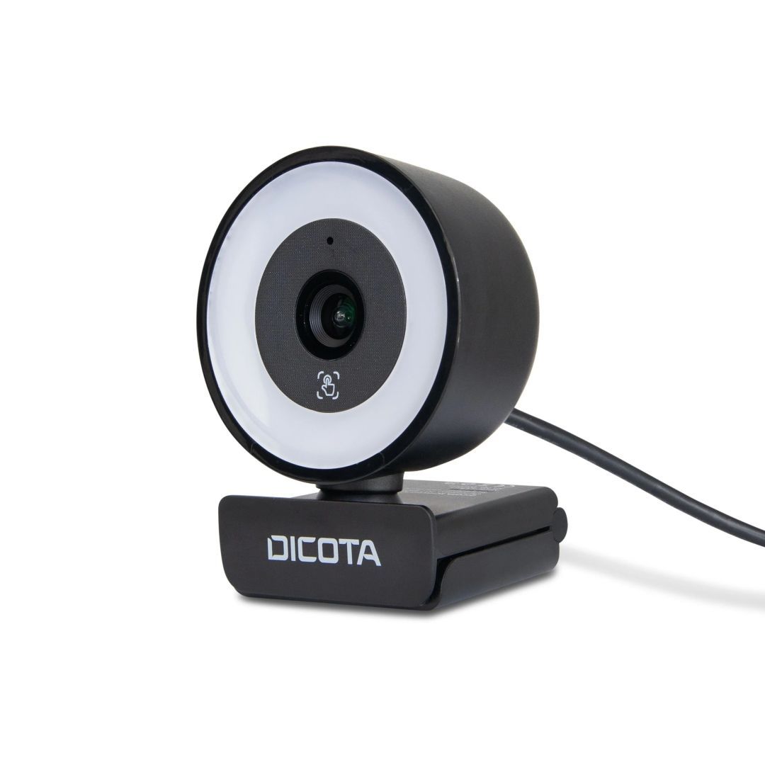 Dicota Ringlight 5MP Webkamera Black Dicota Ringlight 5MP Webkamera Black