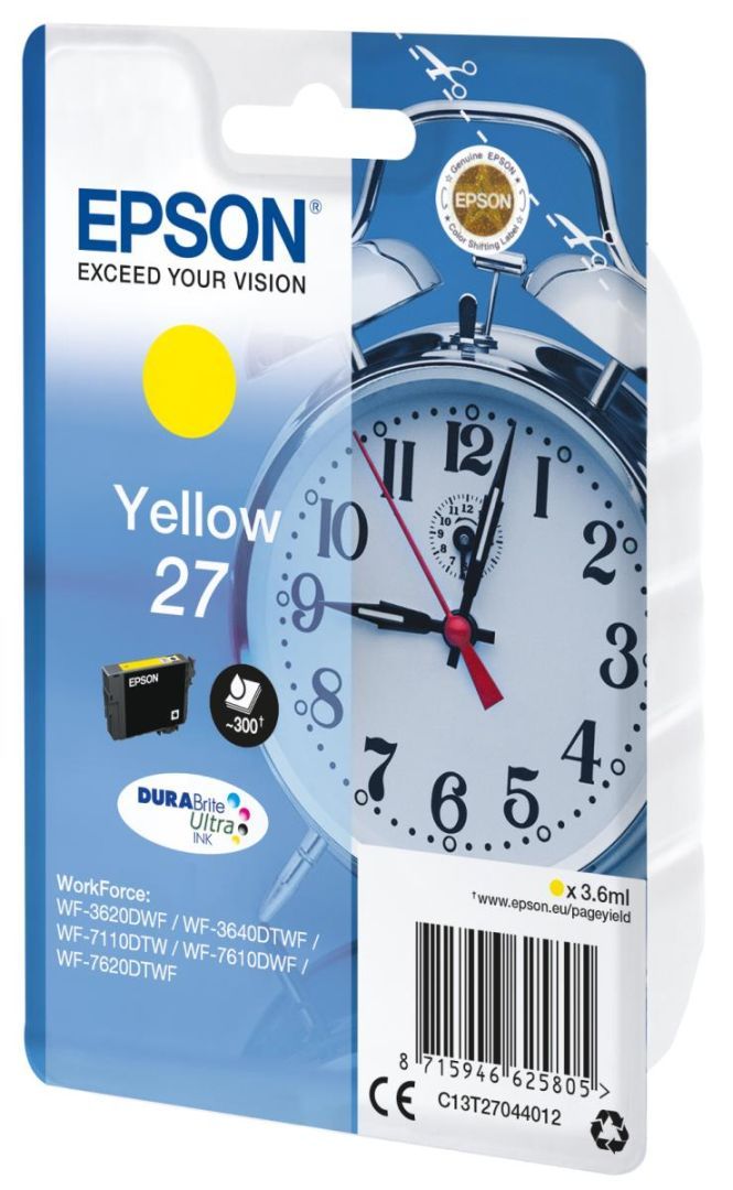 Epson 27 Yellow tintapatron