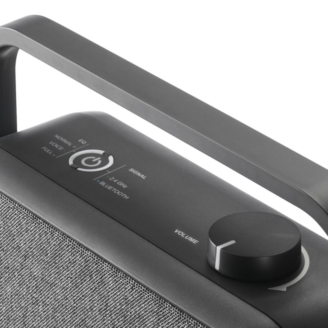 Hama Loudspeaker for TVs 2.4GHz Station + Bluetooth Portable Stereo Speaker Black Hama Loudspeaker for TVs 2.4GHz Station + Bluetooth Portable Stereo Speaker Black