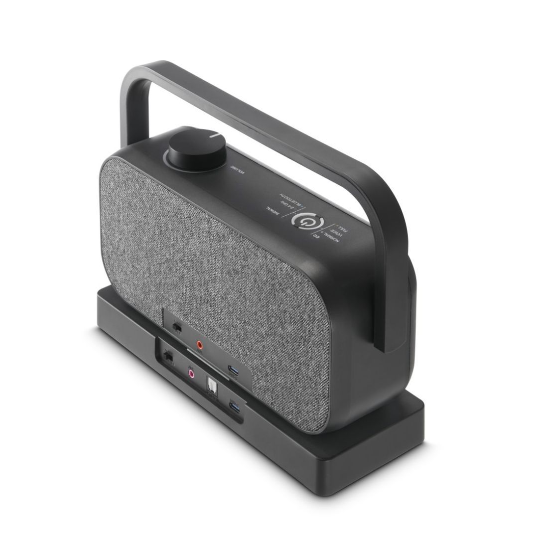 Hama Loudspeaker for TVs 2.4GHz Station + Bluetooth Portable Stereo Speaker Black Hama Loudspeaker for TVs 2.4GHz Station + Bluetooth Portable Stereo Speaker Black