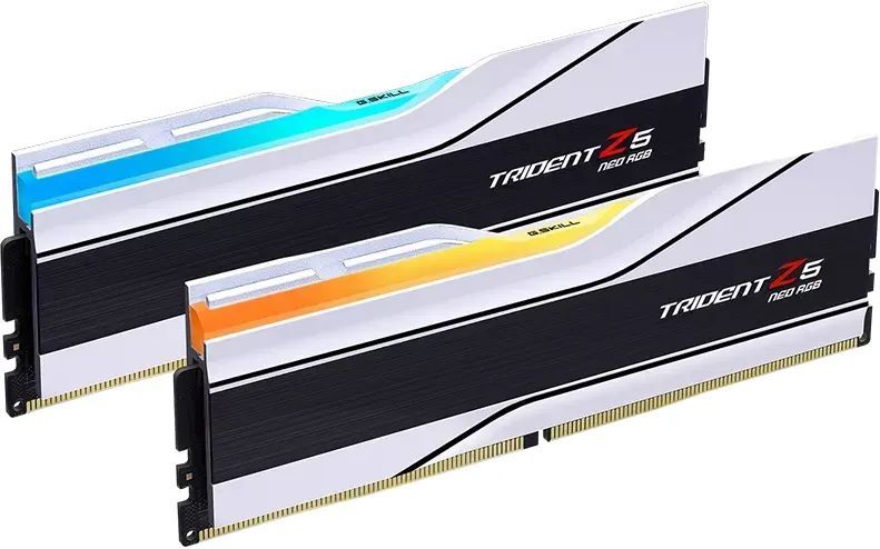 G.SKILL 32GB DDR5 6400MHz Kit(2x16GB) Trident Z5 Neo RGB White G.SKILL 32GB DDR5 6400MHz Kit(2x16GB) Trident Z5 Neo RGB White