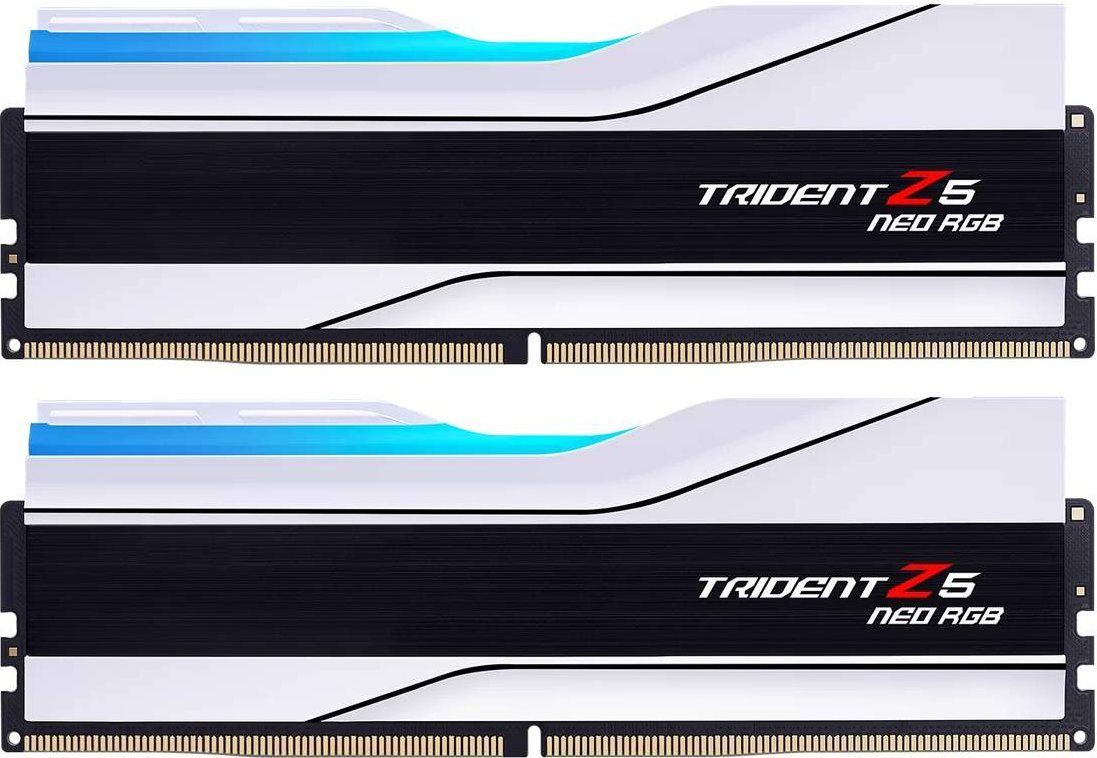 G.SKILL 32GB DDR5 6400MHz Kit(2x16GB) Trident Z5 Neo RGB White G.SKILL 32GB DDR5 6400MHz Kit(2x16GB) Trident Z5 Neo RGB White