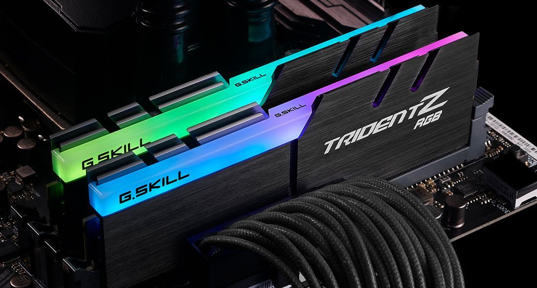G.SKILL 16GB DDR4 4000MHz Kit(2x8GB) Trident Z RGB Black G.SKILL 16GB DDR4 4000MHz Kit(2x8GB) Trident Z RGB Black